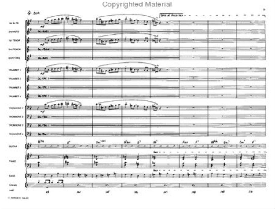 Exit 135 North Jazz Ensemble scores gallery preview page 14