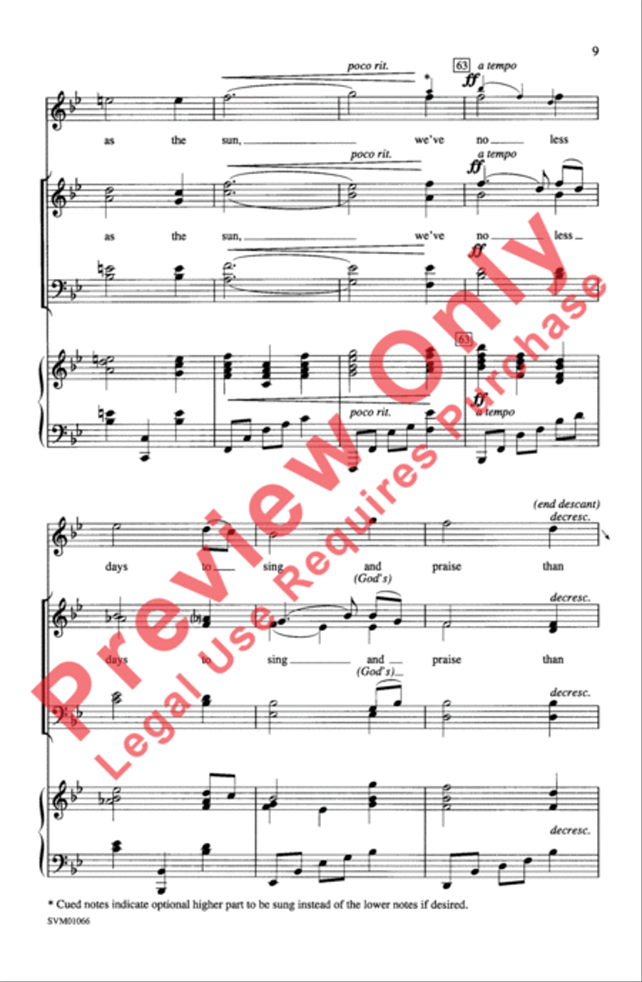 Amazing Grace 4-Part scores gallery preview page 9
