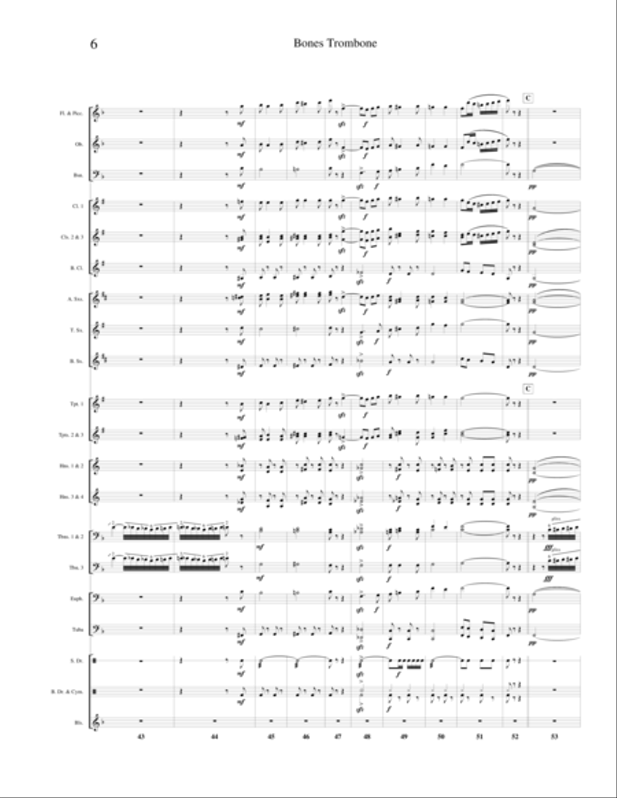 Bones Trombone Concert Band scores gallery preview page 5