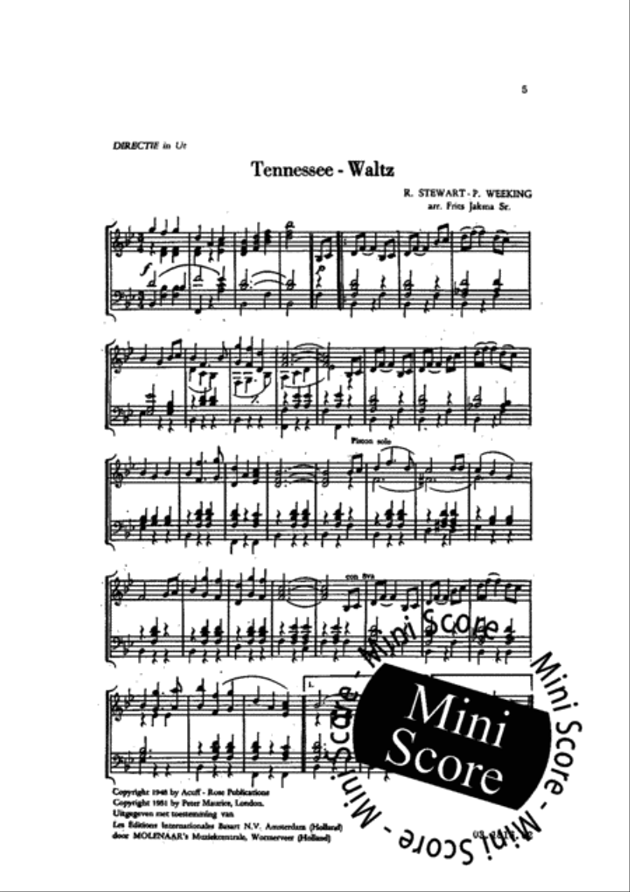 Bevrijdingsdag Concert Band scores gallery preview page 7