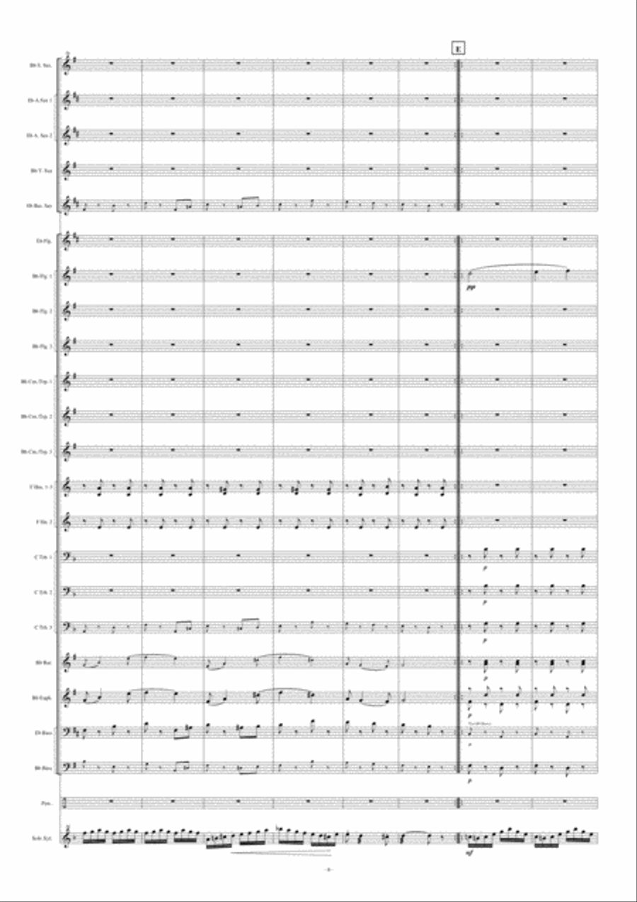 Czardas For Xylophone Czardas For Xylophone Fanfare Band scores gallery preview page 7