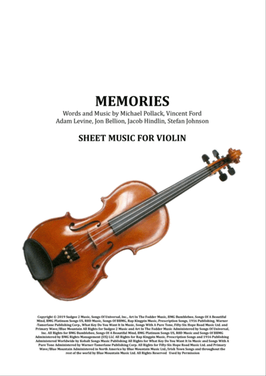 Memories Memories Small Ensemble scores gallery preview page 1