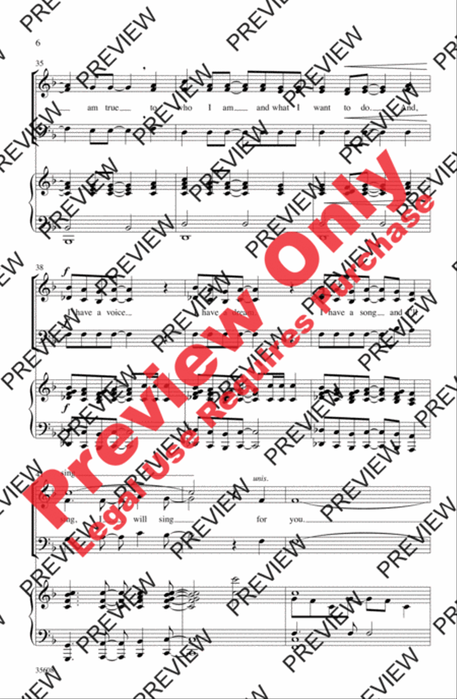 I Have a Voice I Have a Voice 3-Part scores gallery preview page 6