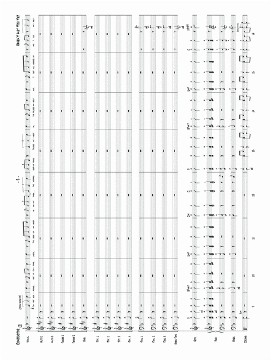 Haven't Met You Yet Jazz Ensemble scores gallery preview page 18