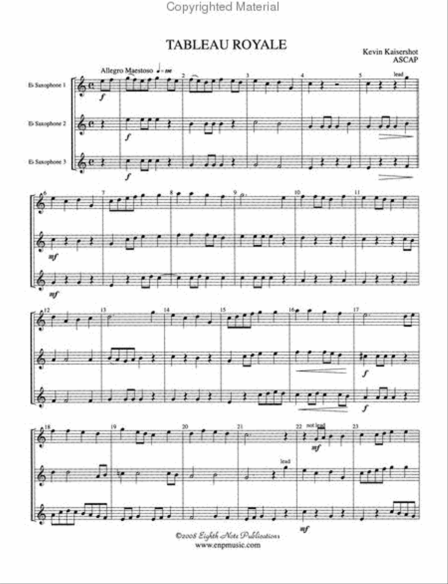 Tableau Royale Tableau Royale Small Ensemble scores gallery preview page 2