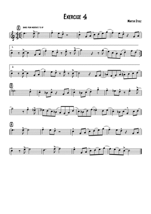 Jazz Exercise 4 Clarinet