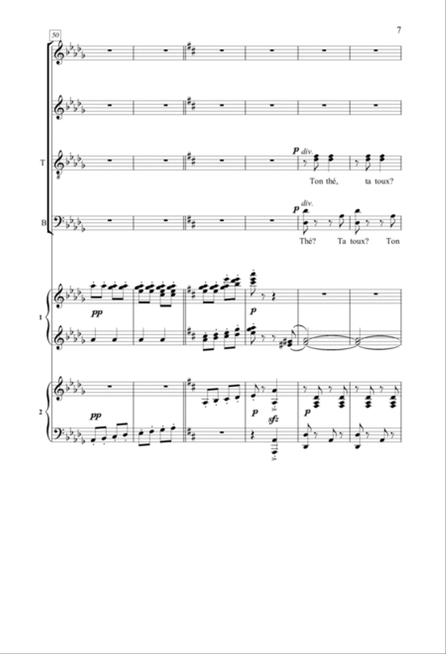 Ton Thé 4-Part scores gallery preview page 6