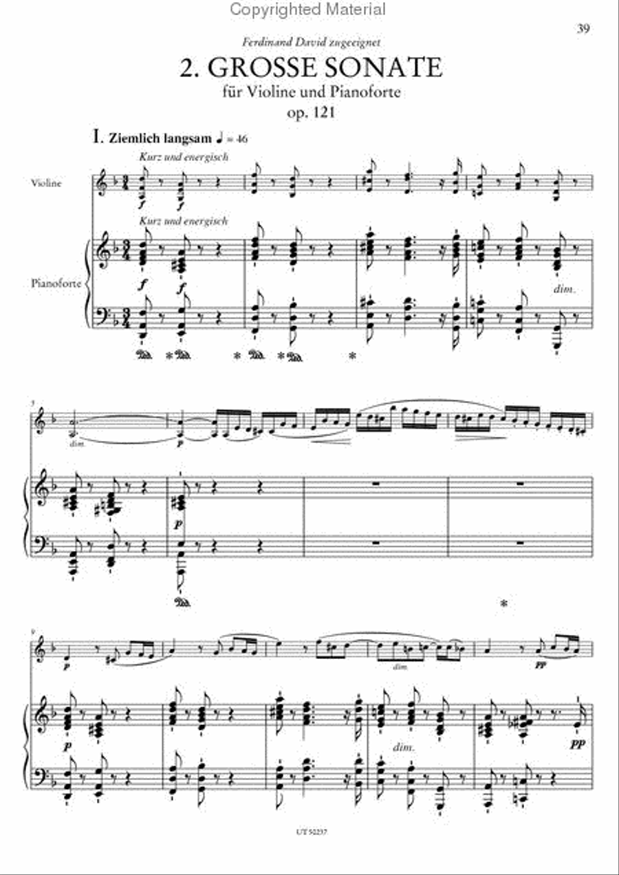 Sonatas for Violin and Piano - Volume 1 Violin Solo scores gallery preview page 4