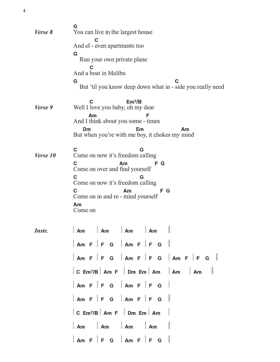 Foreigner Suite Foreigner Suite Acoustic Guitar scores gallery preview page 4