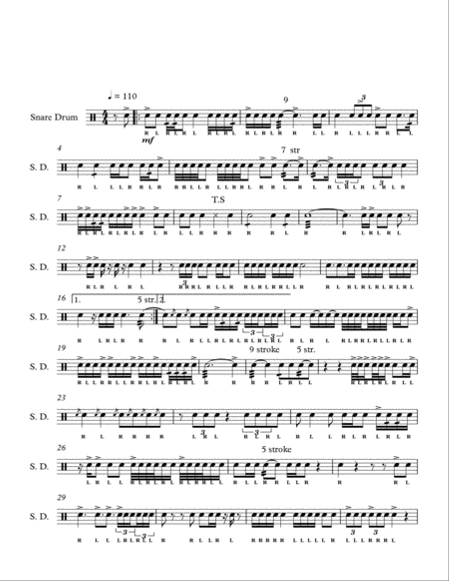 Marktime Percussion Ensemble scores gallery preview page 2