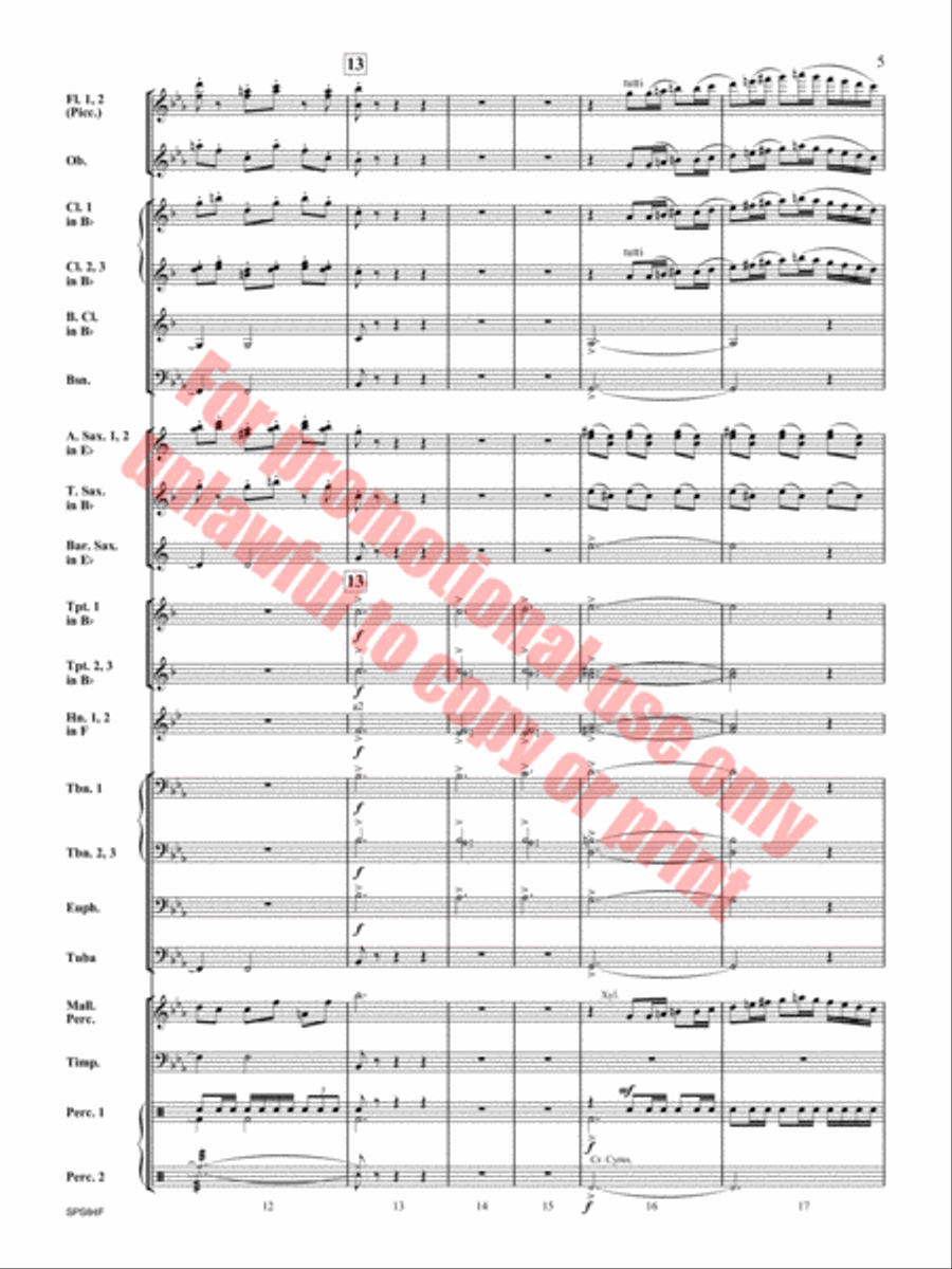 Victory Concert Band scores gallery preview page 6