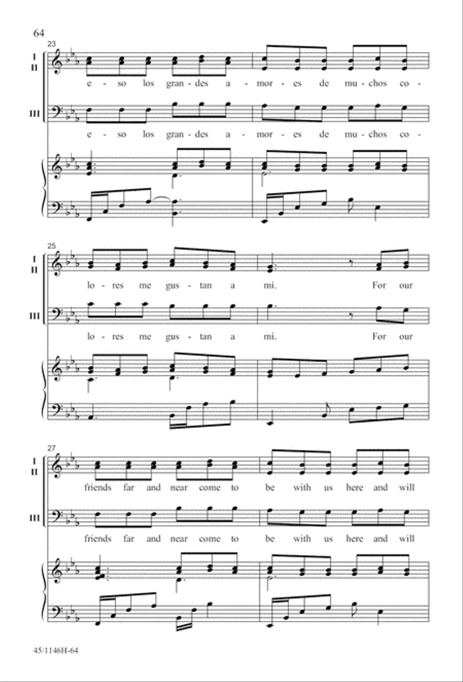 We Sing the World Around We Sing the World Around Choir scores gallery preview page 64