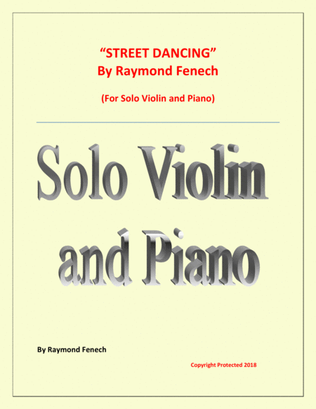 "Street Dancing" - For Solo Violin and Piano