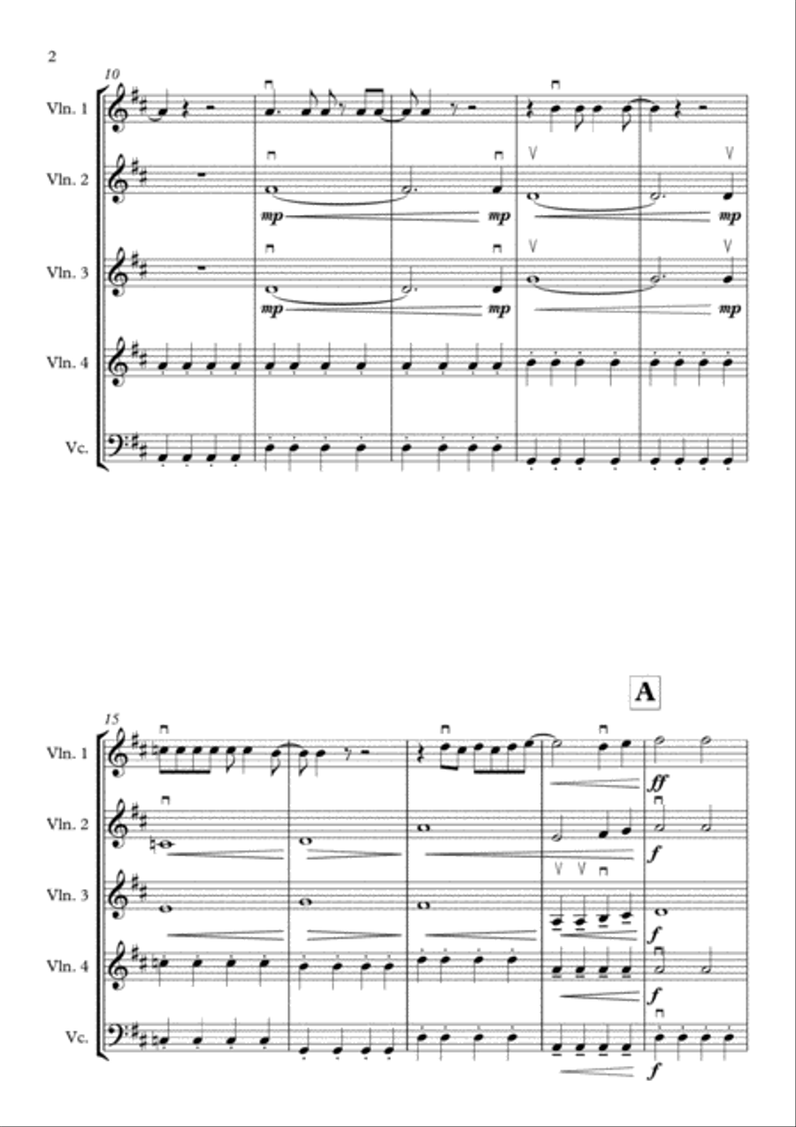 Hi Ho Silver Lining Small Ensemble scores gallery preview page 2
