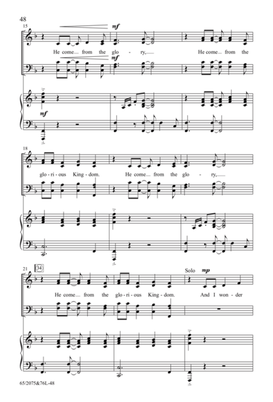 Morning Star - SATB Score with Performance CD 4-Part scores gallery preview page 21