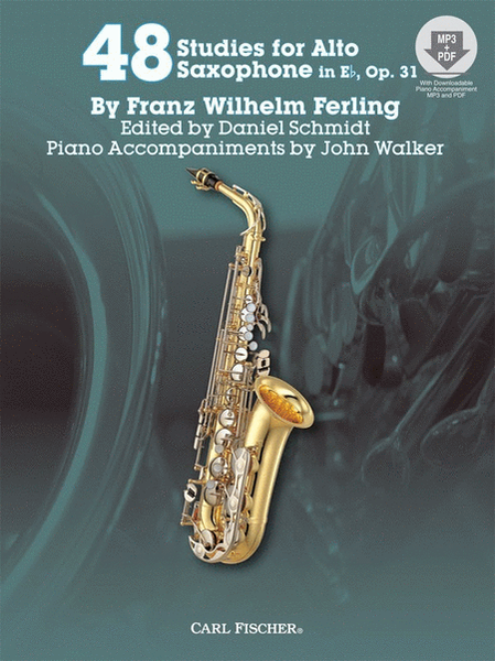 Ferling - 48 Studies Op 31 Alto Sax/Piano Book/Online Audio