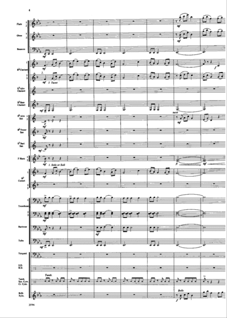 A Rainbow Bridge A Rainbow Bridge Concert Band scores gallery preview page 4
