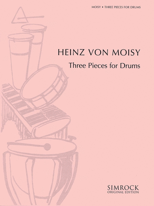 Book cover for Three Pieces for Drums
