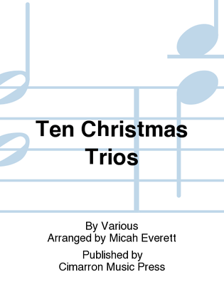 Book cover for Ten Christmas Trios
