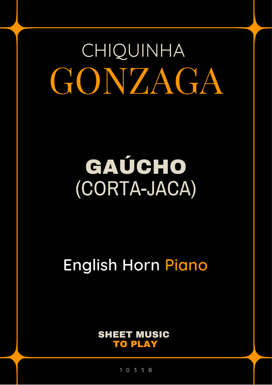 Gaúcho (Corta-Jaca) - English Horn and Piano (Full Score and Parts) English Horn scores gallery preview page 1