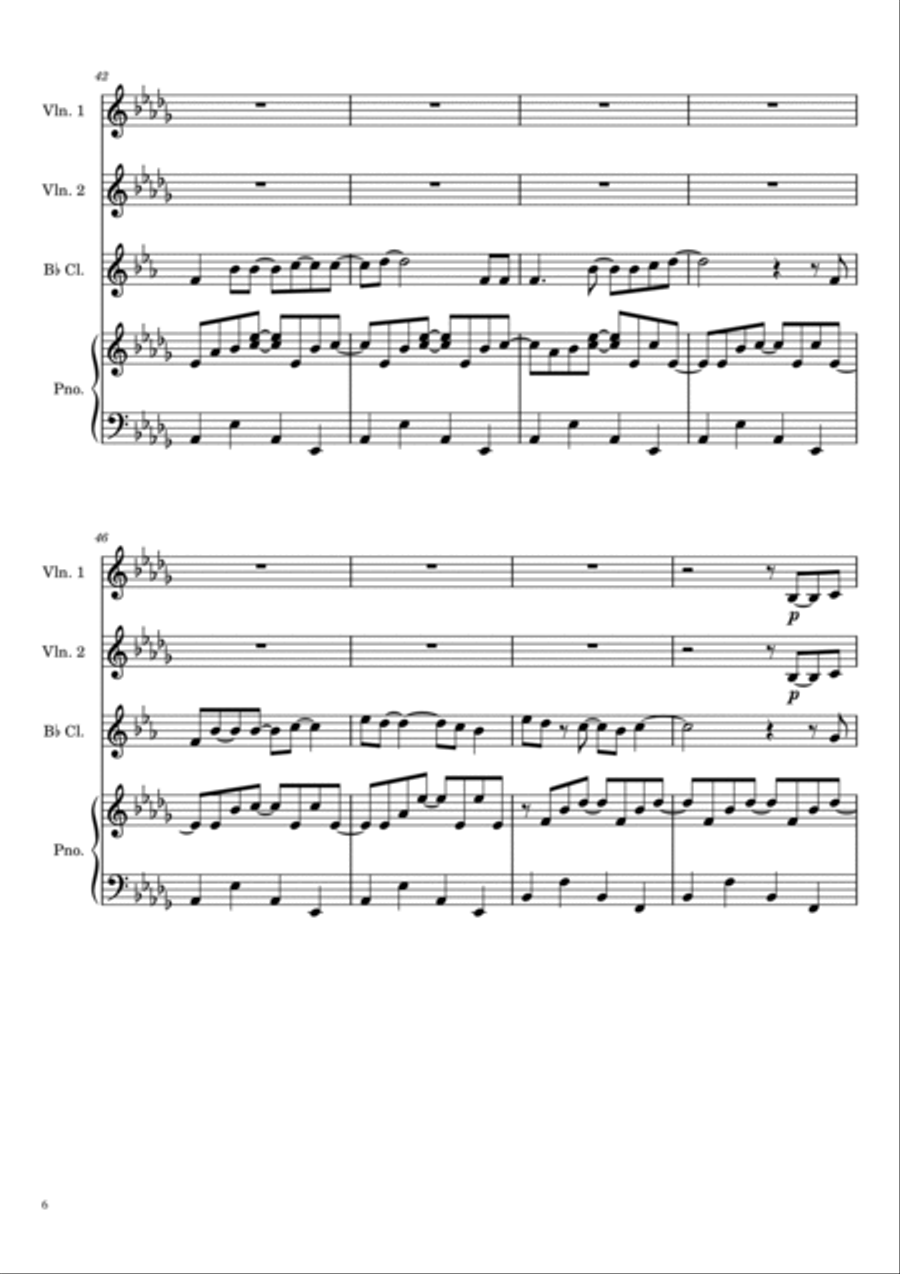 Christmas Like A Lullaby Christmas Like A Lullaby Small Ensemble scores gallery preview page 6