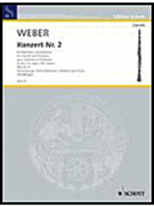 Book cover for Carl Maria von Weber - Concerto No. 2 in E-flat Major, WeV N. 13