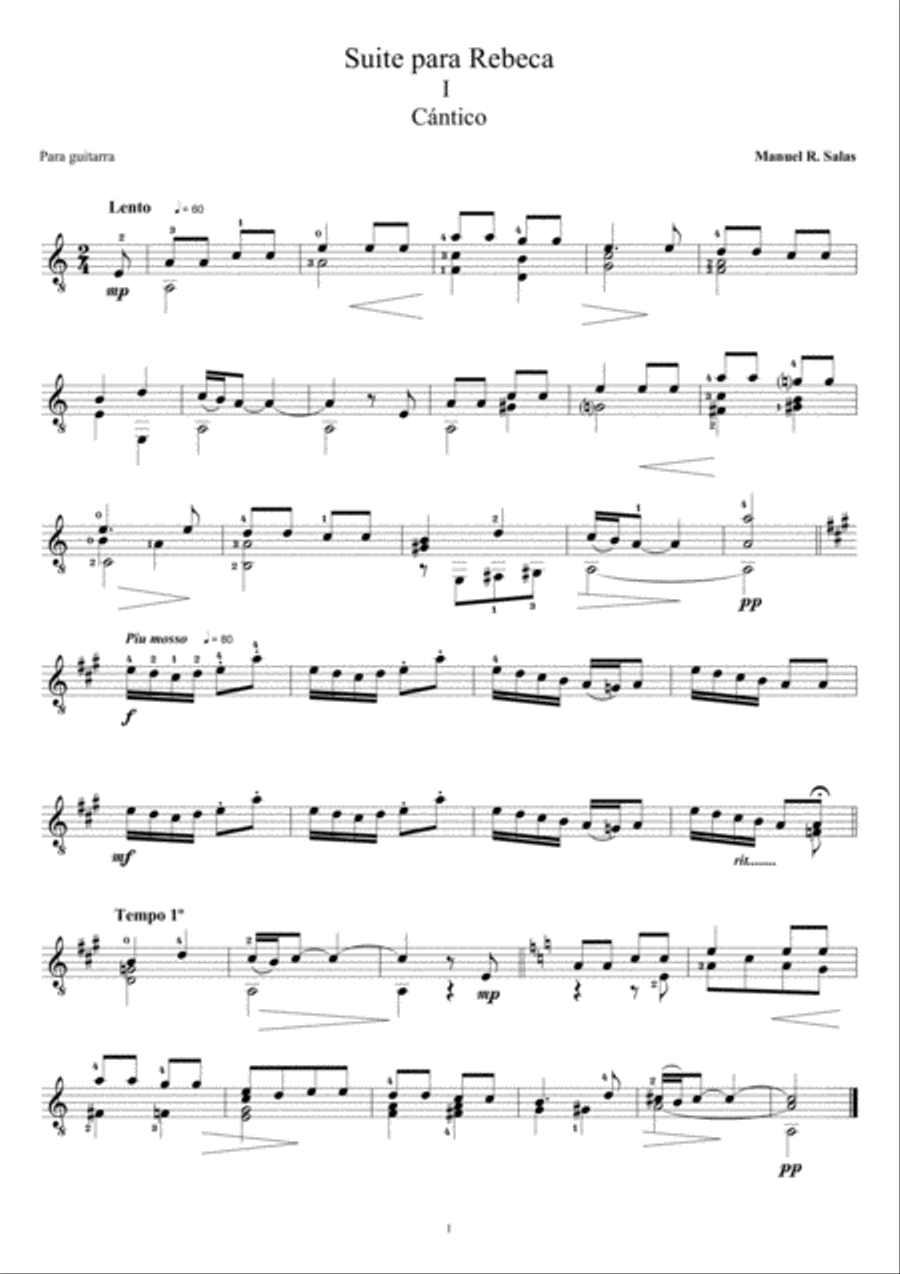 Album de canciones mudas Album de canciones mudas Guitar Solo scores gallery preview page 2