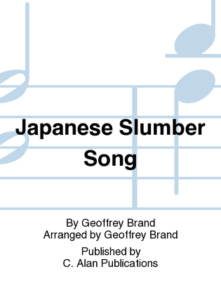 Book cover for Japanese Slumber Song