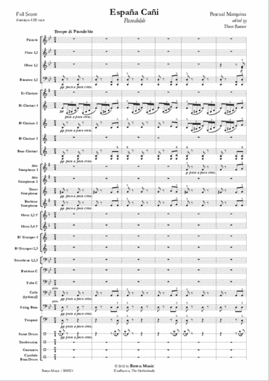 España Cañi España Cañi Concert Band scores gallery preview page 2