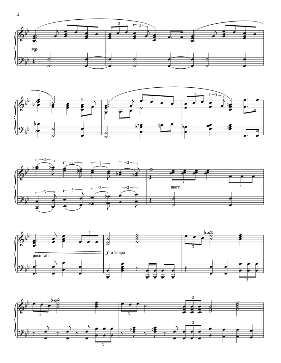 Main Title And Escape Piano Solo scores gallery preview page 2
