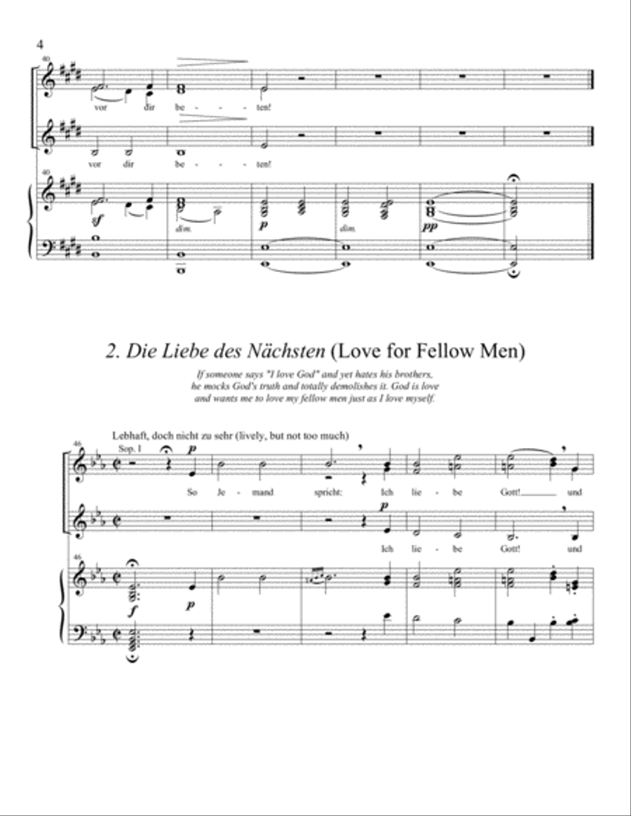 Gellertlieder (SSA) SSA scores gallery preview page 4