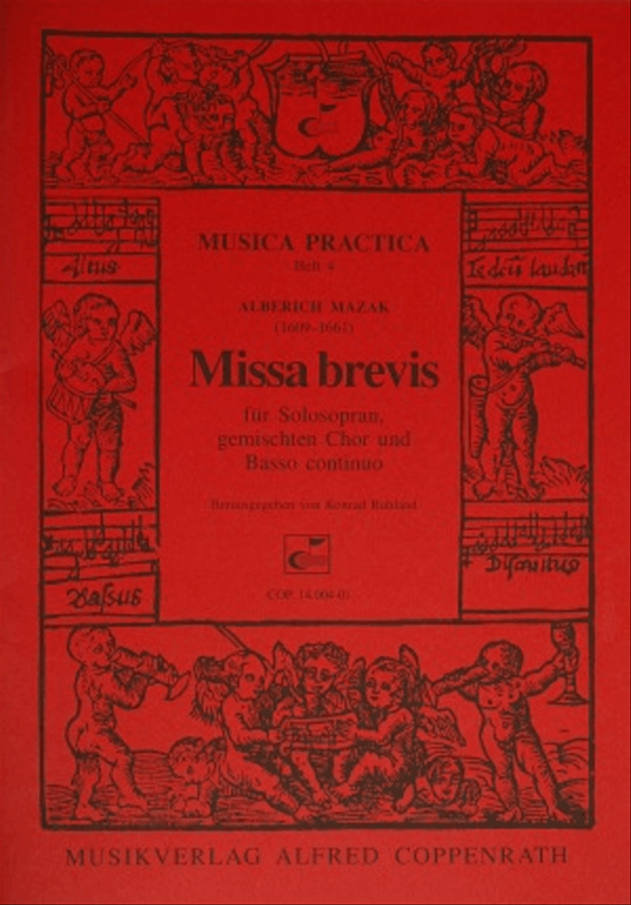 Missa brevis 4-Part scores gallery preview page 1