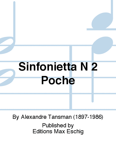 Sinfonietta N 2 Poche