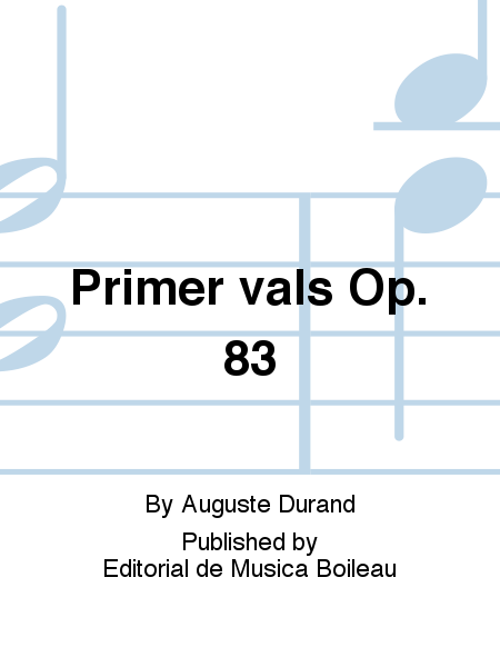 Primer vals Op. 83