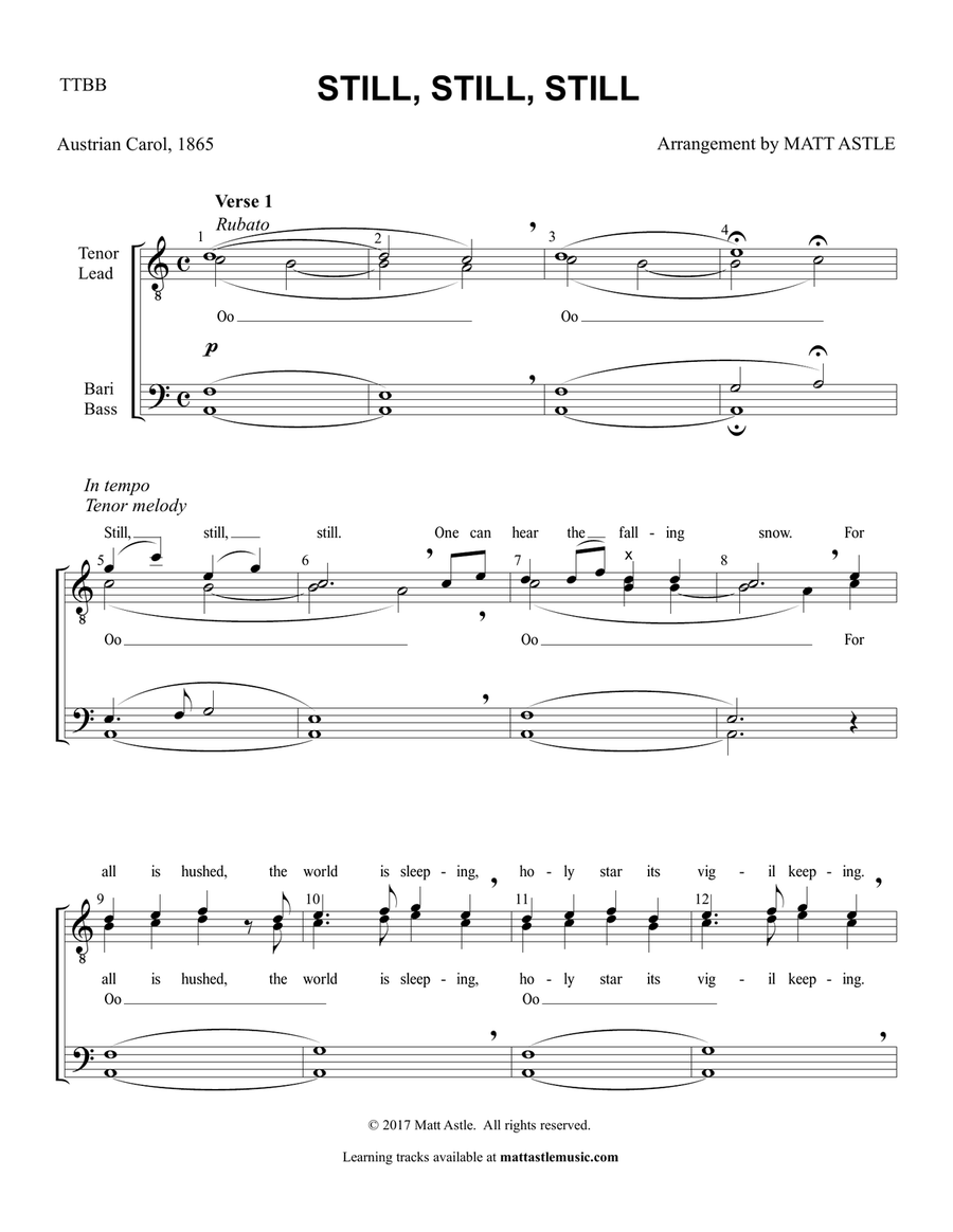 Still, Still, Still TTBB scores gallery preview page 2