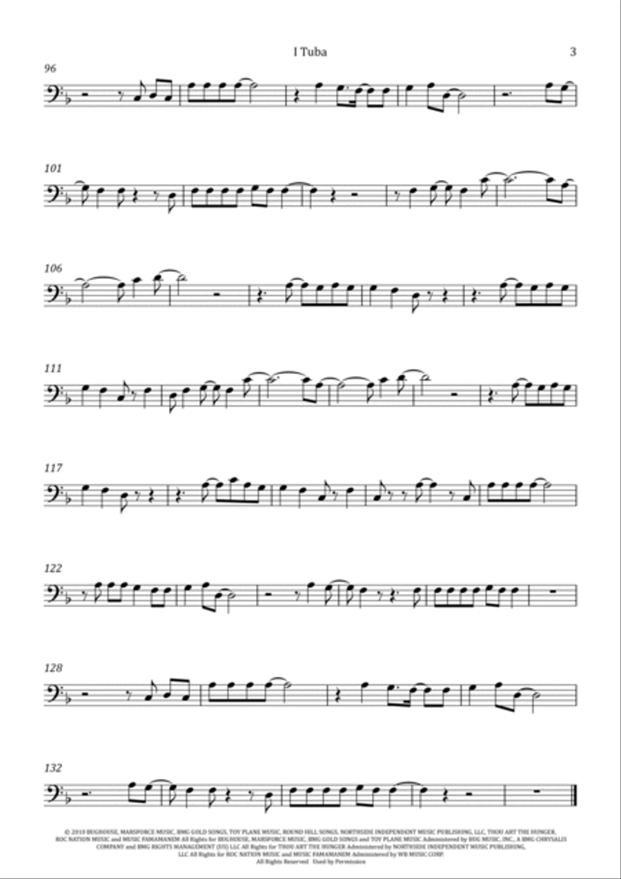 Marry You Marry You Tuba scores gallery preview page 3