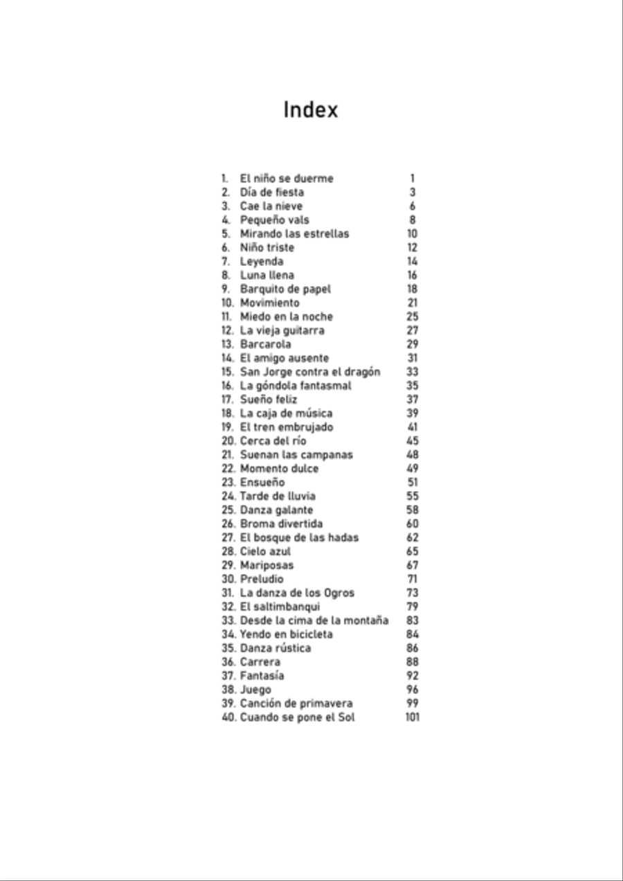 Escenas de niños (Scenes from childhood) Piano Solo scores gallery preview page 3
