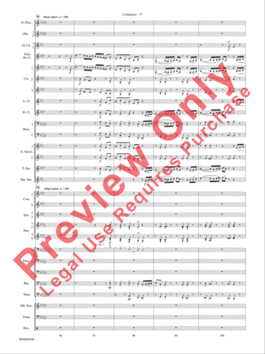 Overture 1812 Overture 1812 Concert Band scores gallery preview page 18