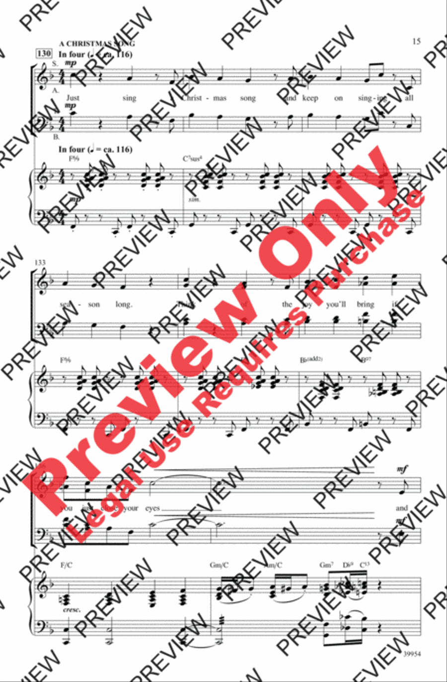 Elf: A Medley from the Broadway Musical - SoundTrax CD (CD only) Choir scores gallery preview page 15