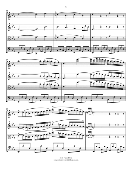 Nocturne No. 1 by John Field, arranged for string quartet by Scott Fields Davis image number null