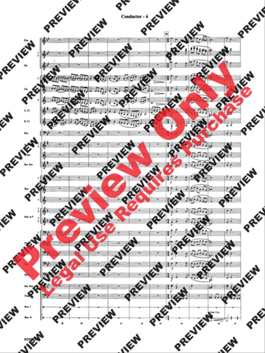 Twas in the Moon of Wintertime Concert Band scores gallery preview page 8