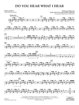 Do You Hear What I Hear (arr. Michael Sweeney) - Percussion 1