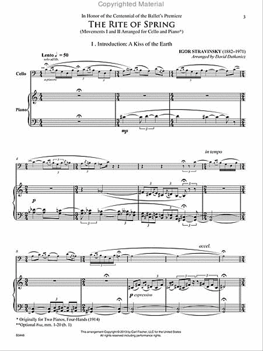 The Rite of Spring Piano Accompaniment scores gallery preview page 2