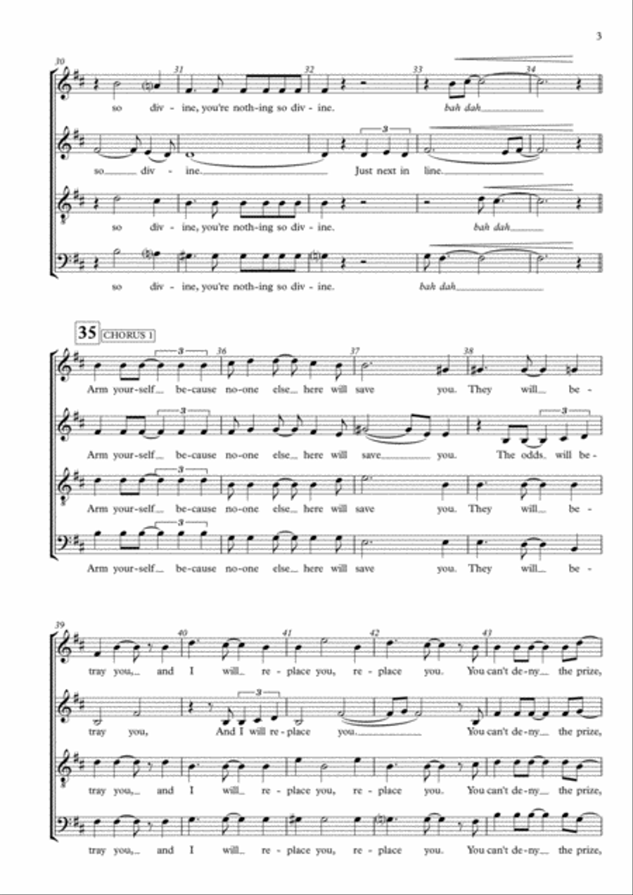 You Know My Name from CASINO ROYALE 4-Part scores gallery preview page 3