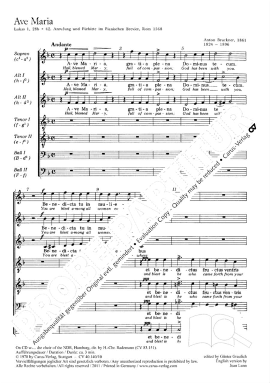 Ave Maria Choir scores gallery preview page 2