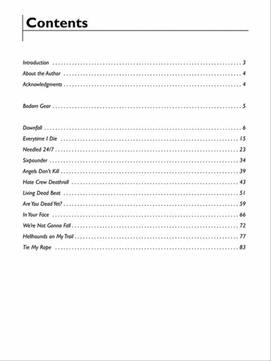Children of Bodom – Legendary Licks Electric Guitar scores gallery preview page 3