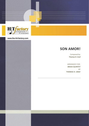 Book cover for Son amor! - Samba - Brass Quintet