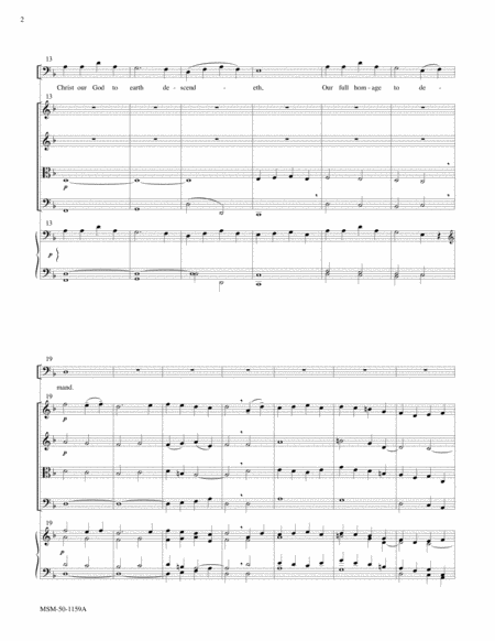 Let All Mortal Flesh Keep Silence from Sing the Songs of Bethlehem (Downloadable Orchestra Score)