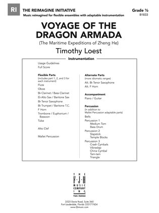Book cover for Voyage of the Dragon Armada: Score