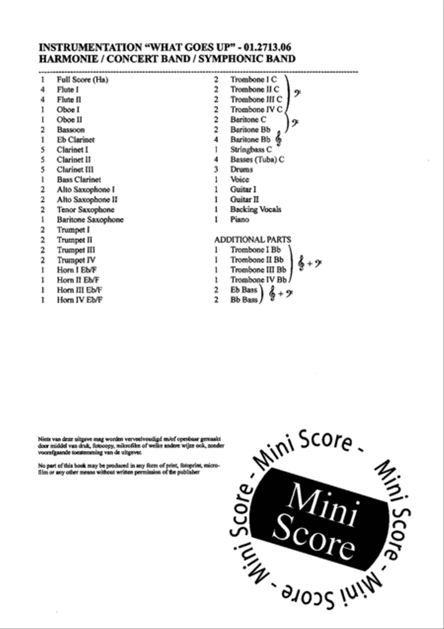 What goes up What goes up Concert Band scores gallery preview page 6